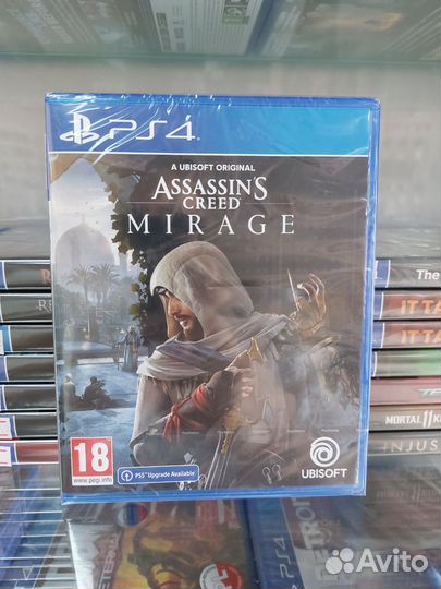 Диски с играми на ps4 Assassins Creed Mirage