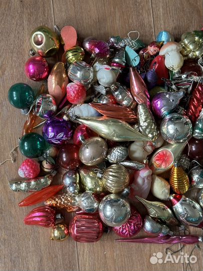 Елочные игрушки СССР, 115+ штук