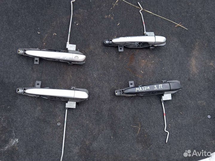 Мазда 3 BL дверные ручки