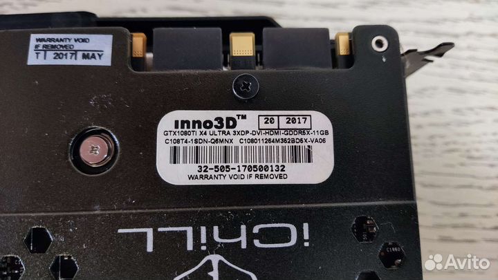 Видеокарта gtx 1080 ti 11 gb