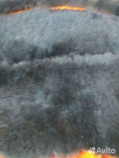 Воротник из меха мутон