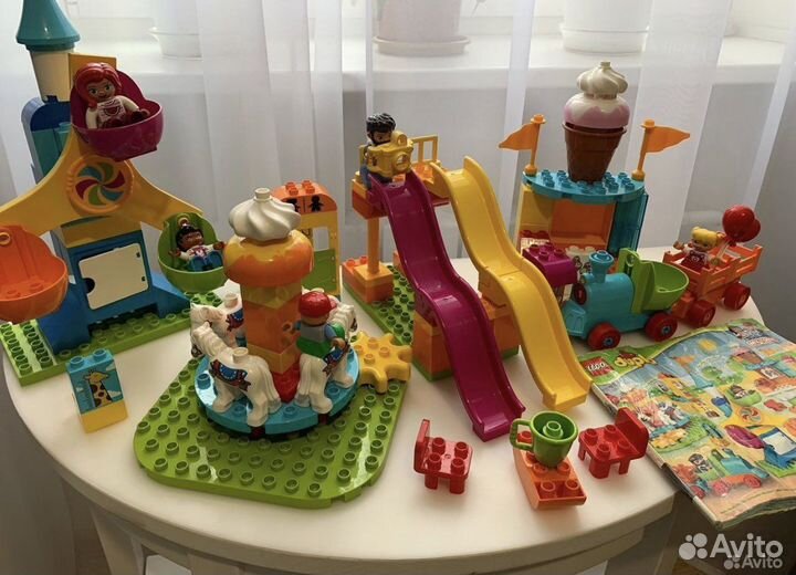 Lego duplo 10840 парк + 10867 еще детали