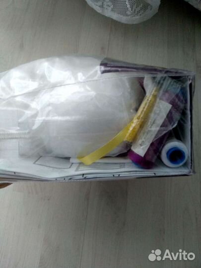 Набор для шитья коты-обнимашки Лавандовые Miadolla