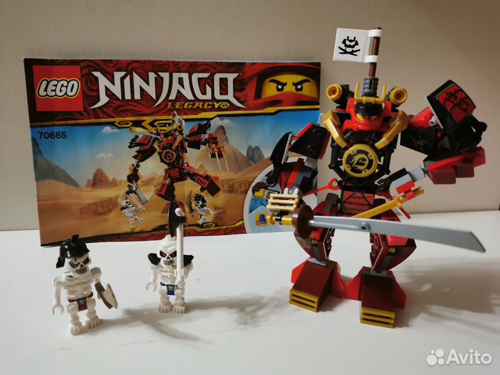 Lego Ninjago Роботы Ллойд 71781, Ния 70665