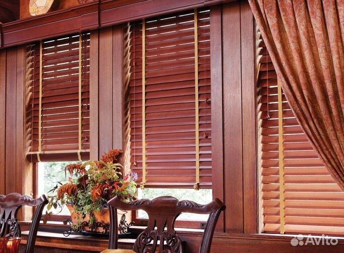 Деревянные жалюзи Ушаково
