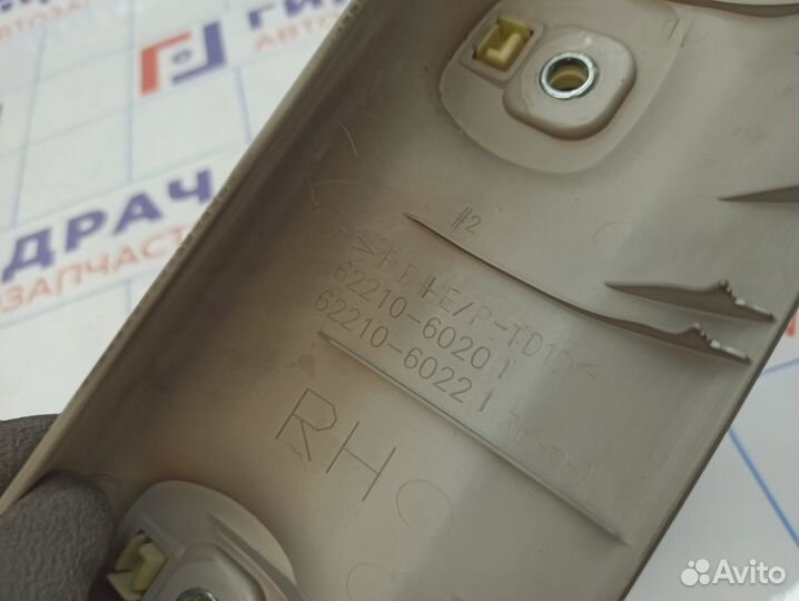 Обшивка стойки передней правой верхняя Toyota Land