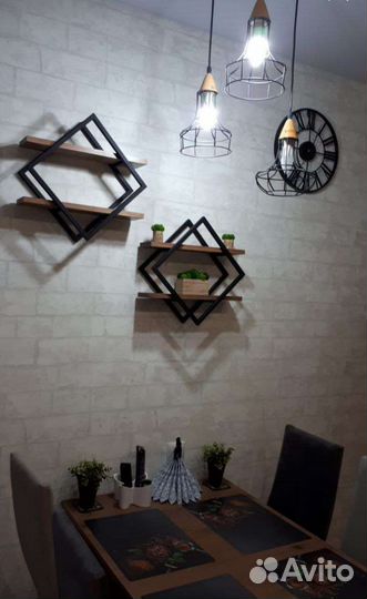 Полки в стиле Лофт