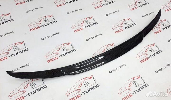 Спойлер (B) на Mercedes E-Class w213 карбон