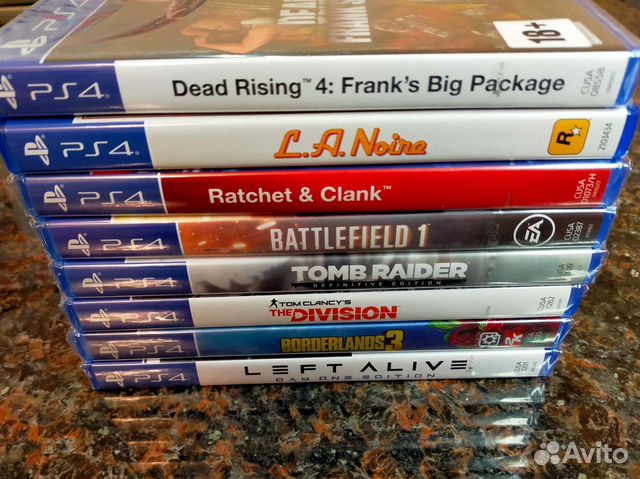 Игры ps4 GTA5,L.A.Noire,Borderlands 3