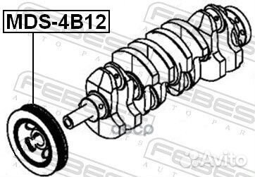 Шкив коленвала 4b12 Mitsubishi Outlander Cw#