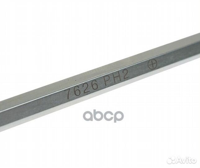 Отвертка крестовая усиленная со сквозным стержнем