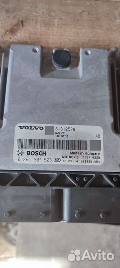 Блок управления двигателем эбу volvo 31312578