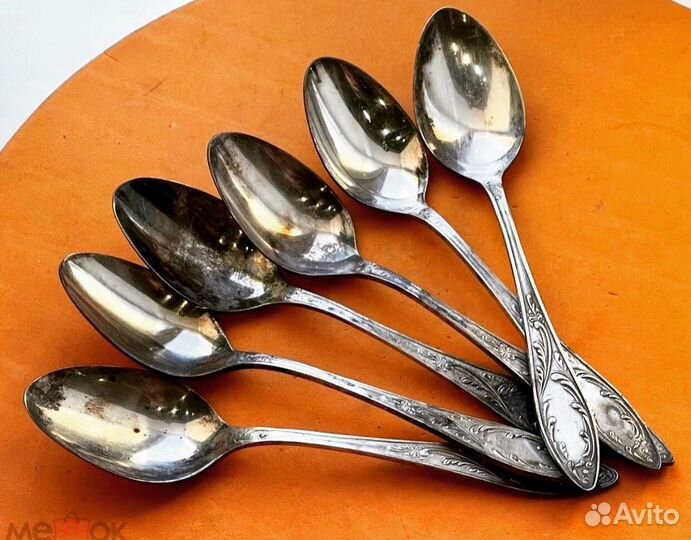 Мельхиор чайные ложки разных заводов