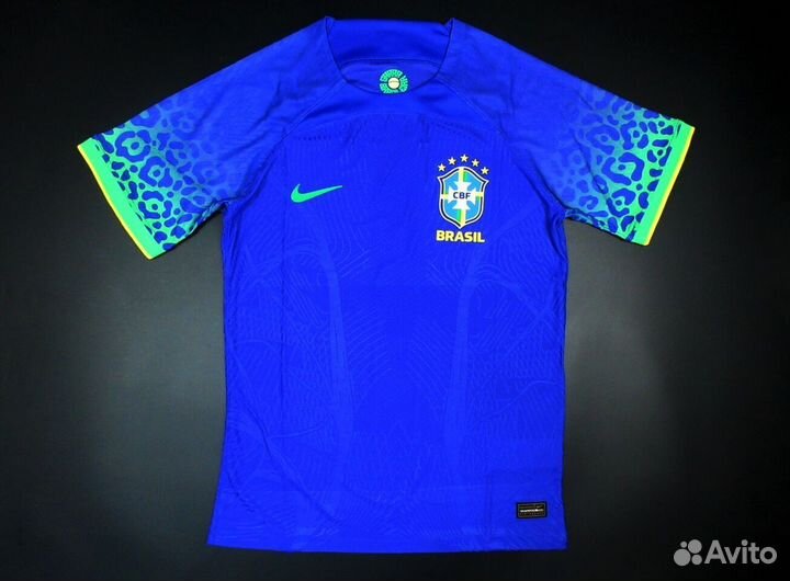 Футболка игровая бразильской формы чм22