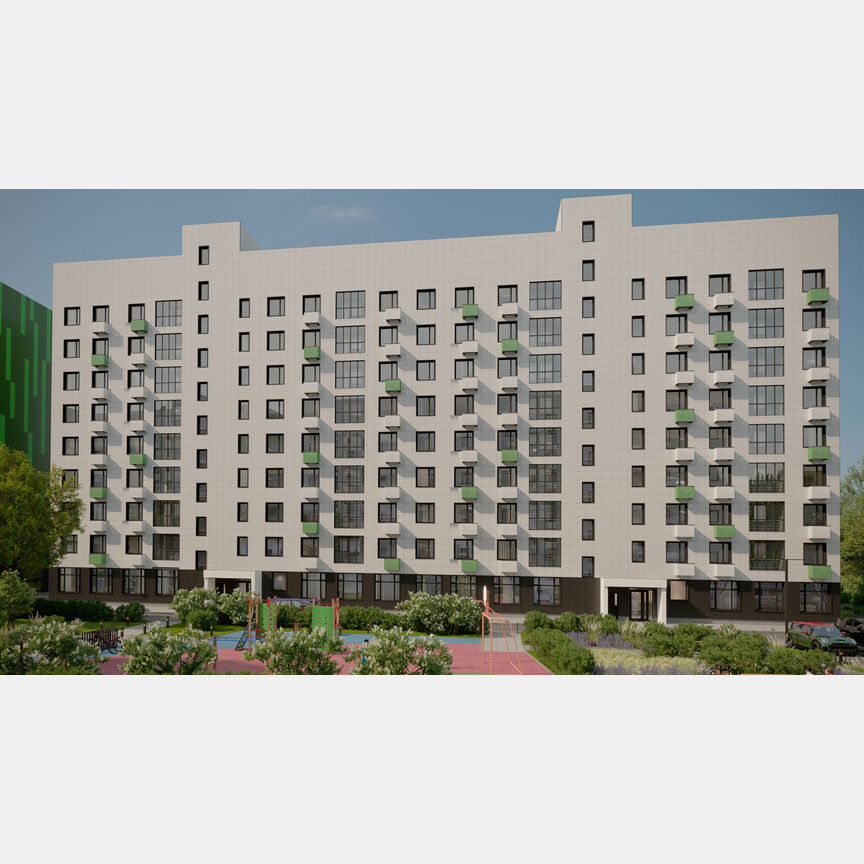 1-к. квартира, 43 м², 8/9 эт.