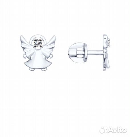 Серьги гвоздики Sokolov новые