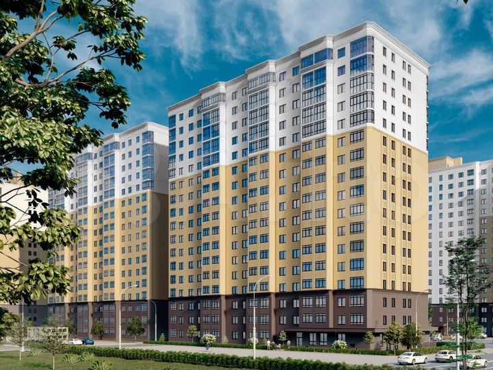 1-к. квартира, 44,6 м², 10/17 эт.