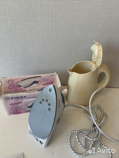 Мини-чайник VT-1134 Y и утюжок FA-5642