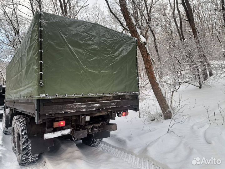 Тент на армейский камаз 4310