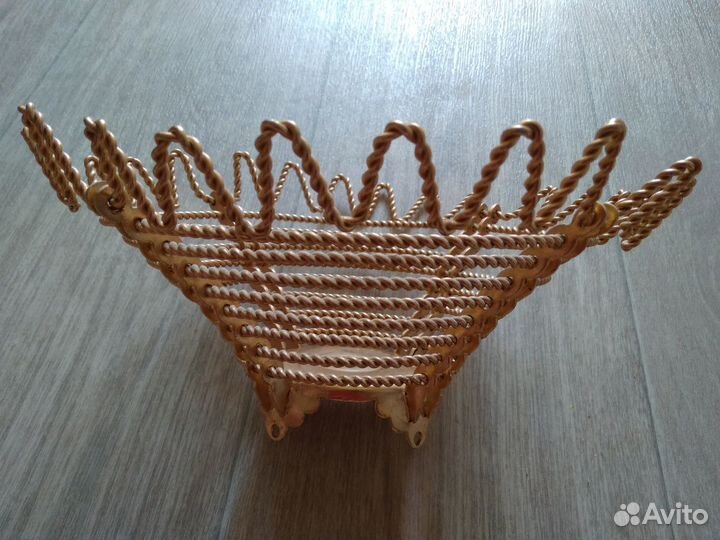 Корзинка из проволоки СССР, б/у