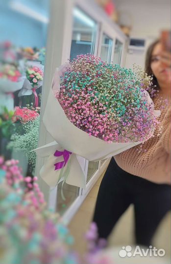 Букет из гипсофилы 