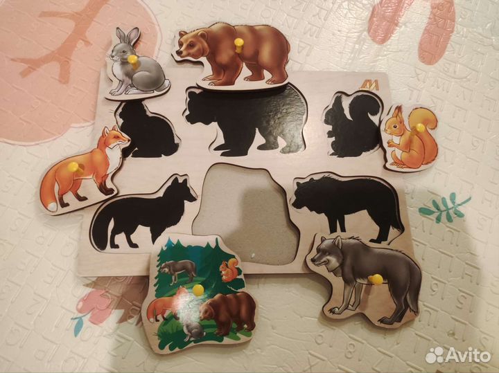 Деревянные развивающие игрушки