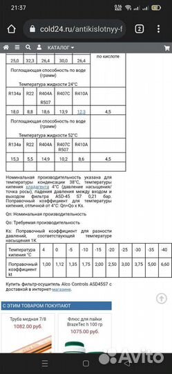 Фильтр осушитель alco controls danfoss