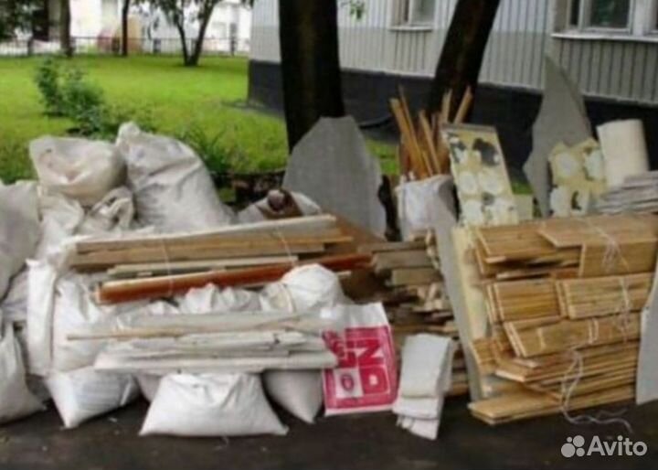 Вывоз мусора на газели