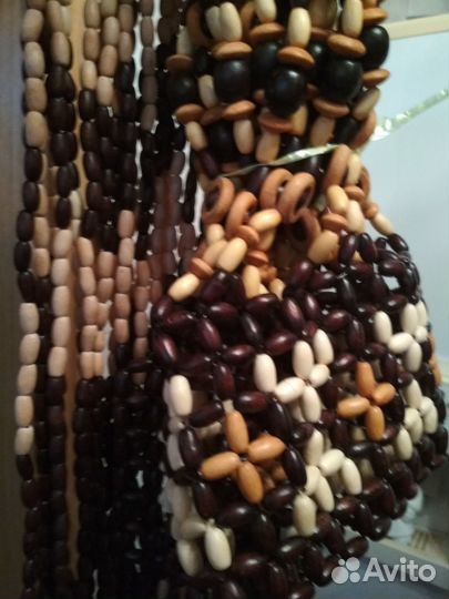 Шторы из дерева и пластика