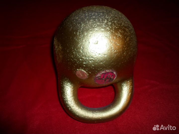 Гиря 16/1пуд Старая,Поверка 2 клейма Реставриров