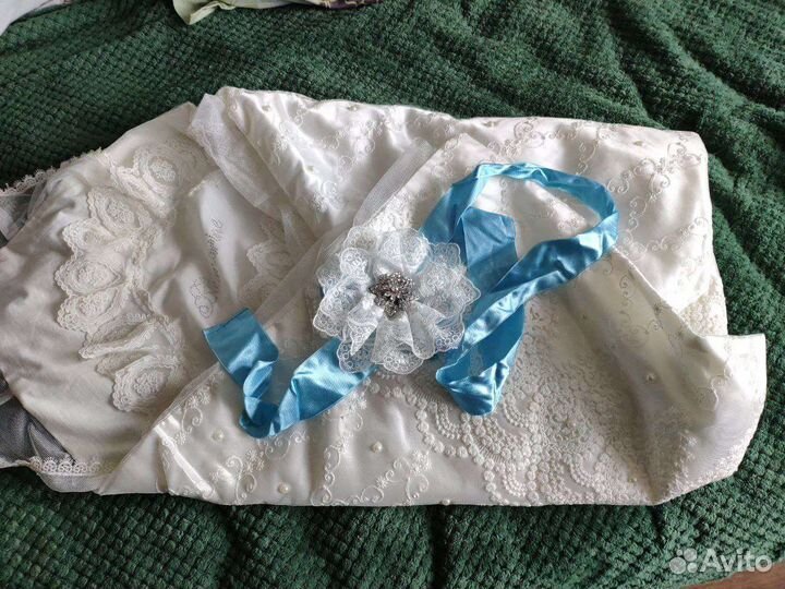 Конверт одеяло на выписку Blumarine