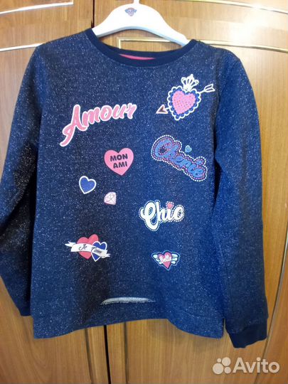 Одежда на девочку пакетом 9-10 лет (134-140)