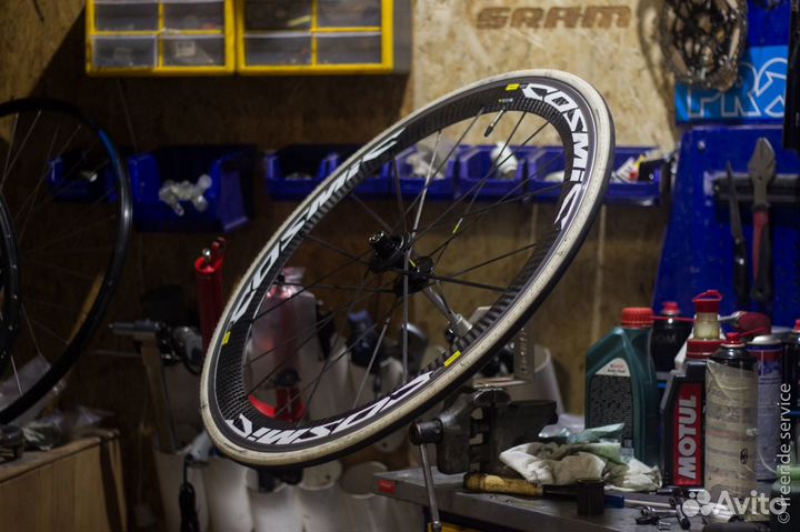 Сборка колеса велосипеда