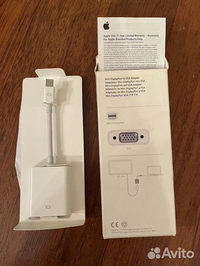 Переходник apple DisplayPort mini VGA, Hdmi новый