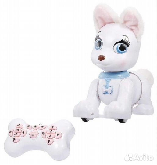 Интерактивная собака Корги на р/у, с аккумулятором