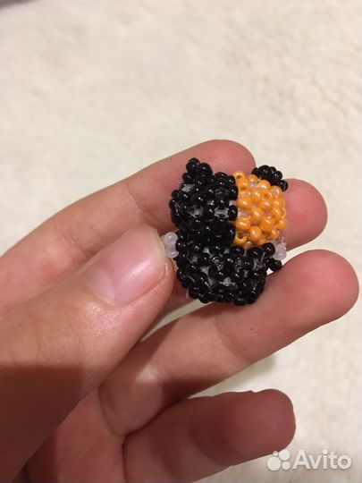 Котик из бисера