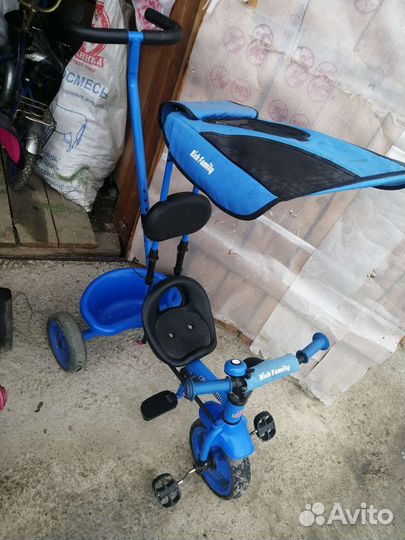 Детский трехколесный велосипед бу