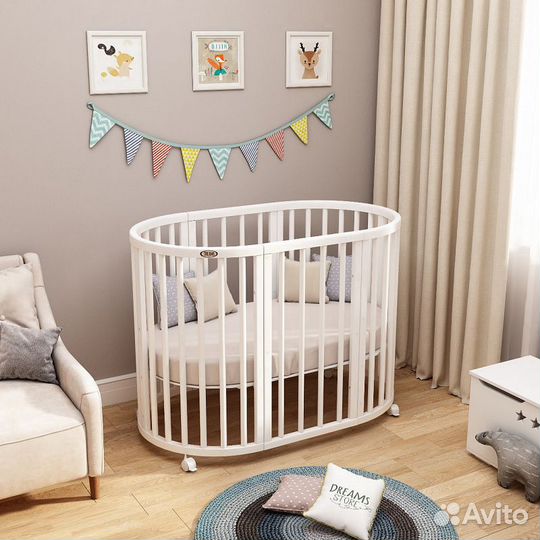 Детская кроватка трансформер 8 в 1