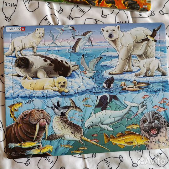 Пазлы детские Larsen