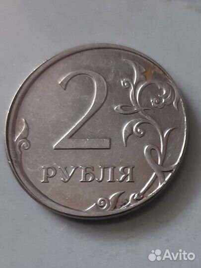 Монета заводской брак