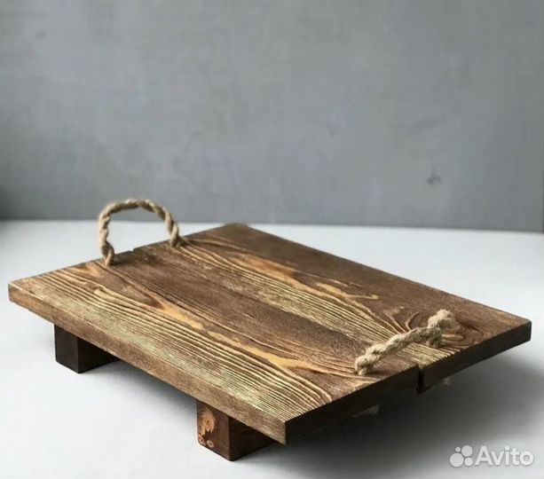 Поднос деревянный