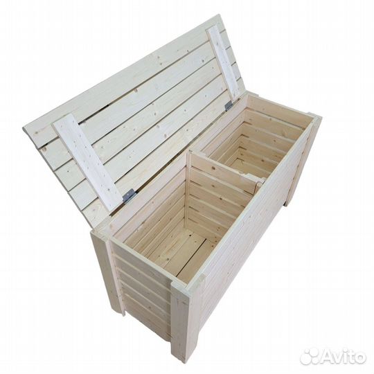 Ящик для хранения откидной из хвои (103х57х38см)