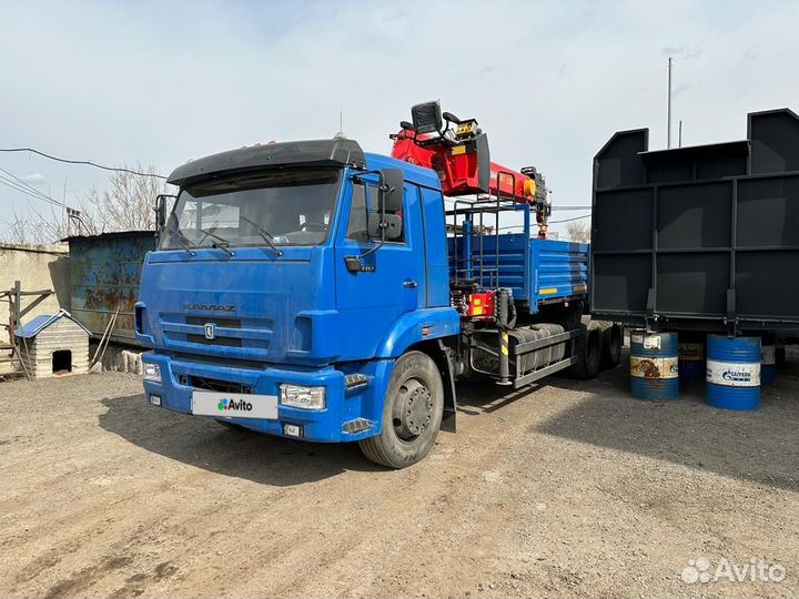 КамАЗ 65117-N3 с КМУ, 2012