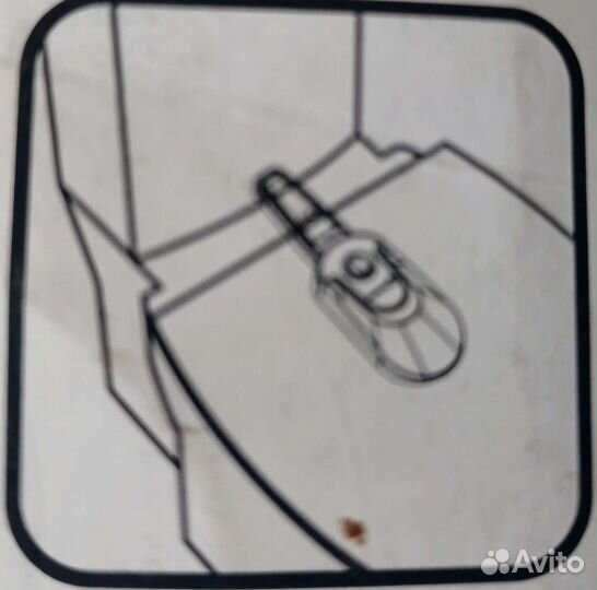 Ограничитель защёлка для крышки унитаза