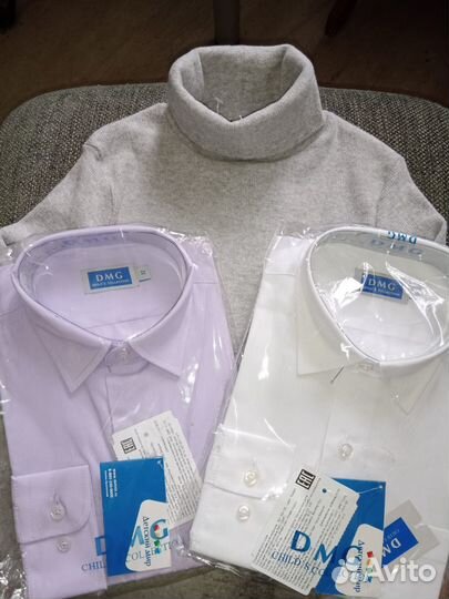Школьная форма Рубашка, рост 134