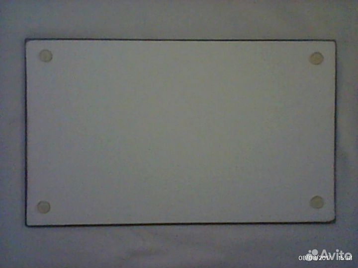 Доска разделочная стеклянная 15 x 25см Непользован