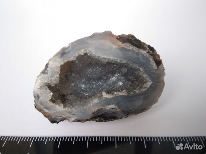 Агат сапфирированный