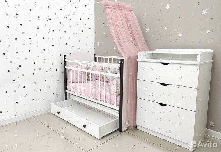 Детская кровать новая Детская кроватка для новорож