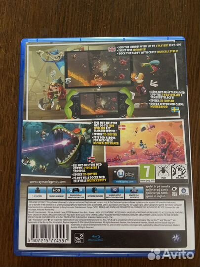 Игра для playstation ps4 Rayman Legends