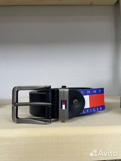 Мужской кожаный ремень Lacoste